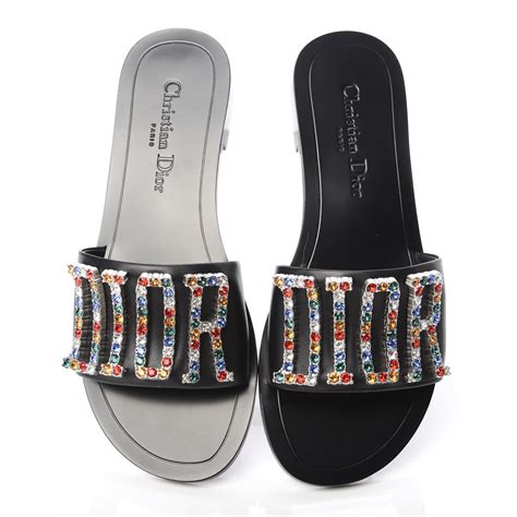 dior sandals metal calfskin|Dior.